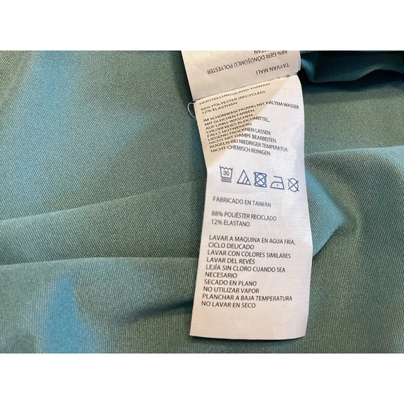 Prana Emerald Lake Dress Sz L Green Activewear Stretch Knit Gorpcore Comfort EUC - Picture 10 of 11